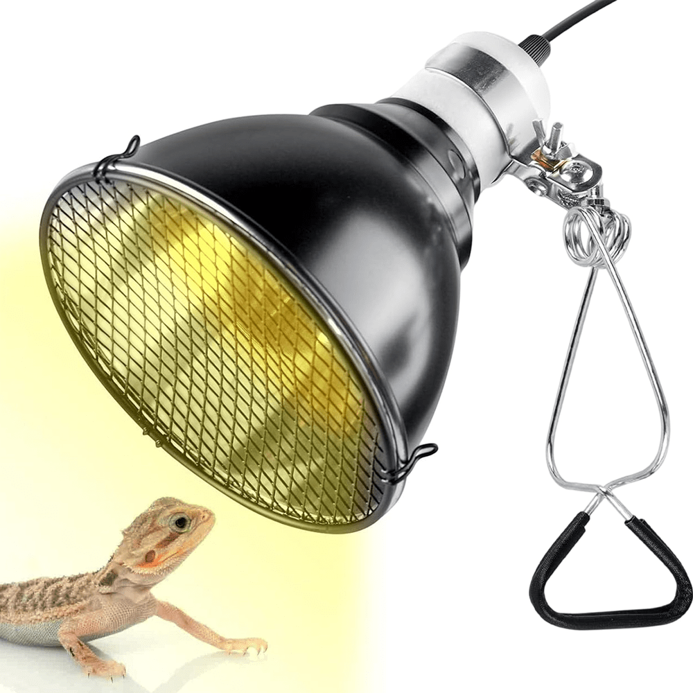 Image of Reptile Lamp Shade, 360 Degree Rotatable For Turtle Lizard Frog Basking In Terrarium
