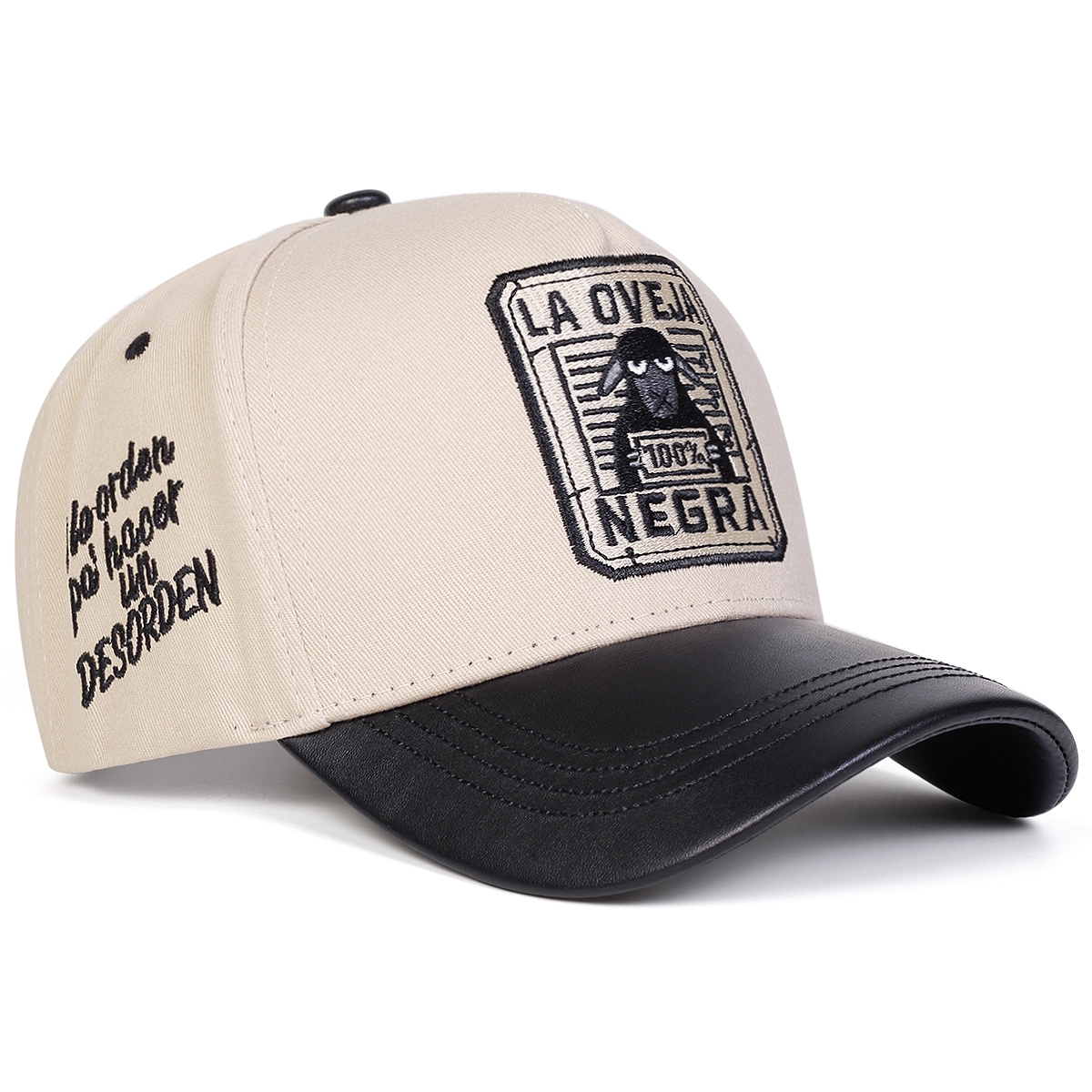 TEMU Gorra de béisbol bordada NEGRA para hombre, ajustable y elegante, para actividades al aire libre en y otoño, ideal para viajes y vacaciones en