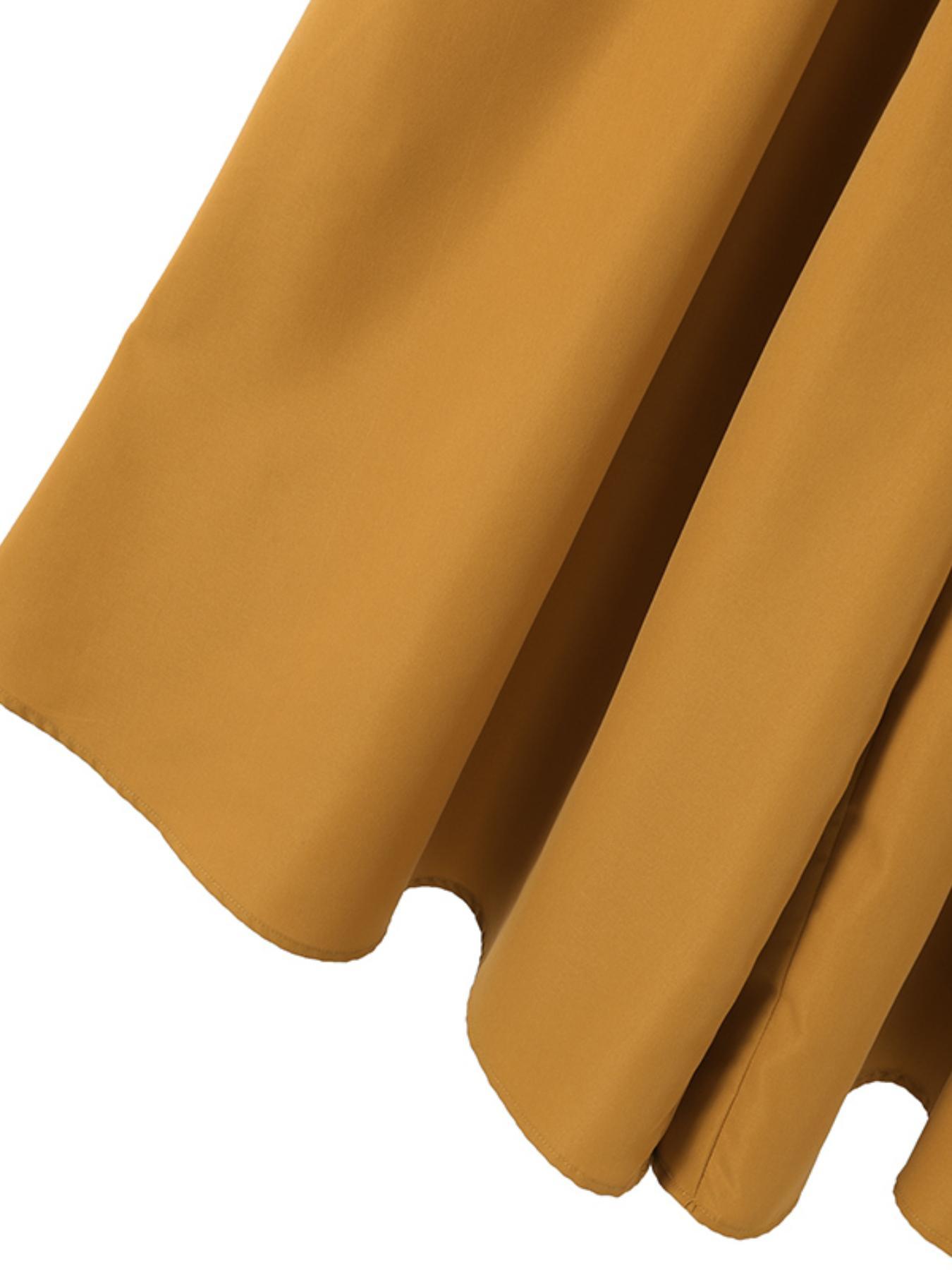 2pcs women sets oversized 3 4 sleeve blouse round neck baggy   and pants wide leg long trousers suits lightweight solid simple casual loose outfit plus size details 6