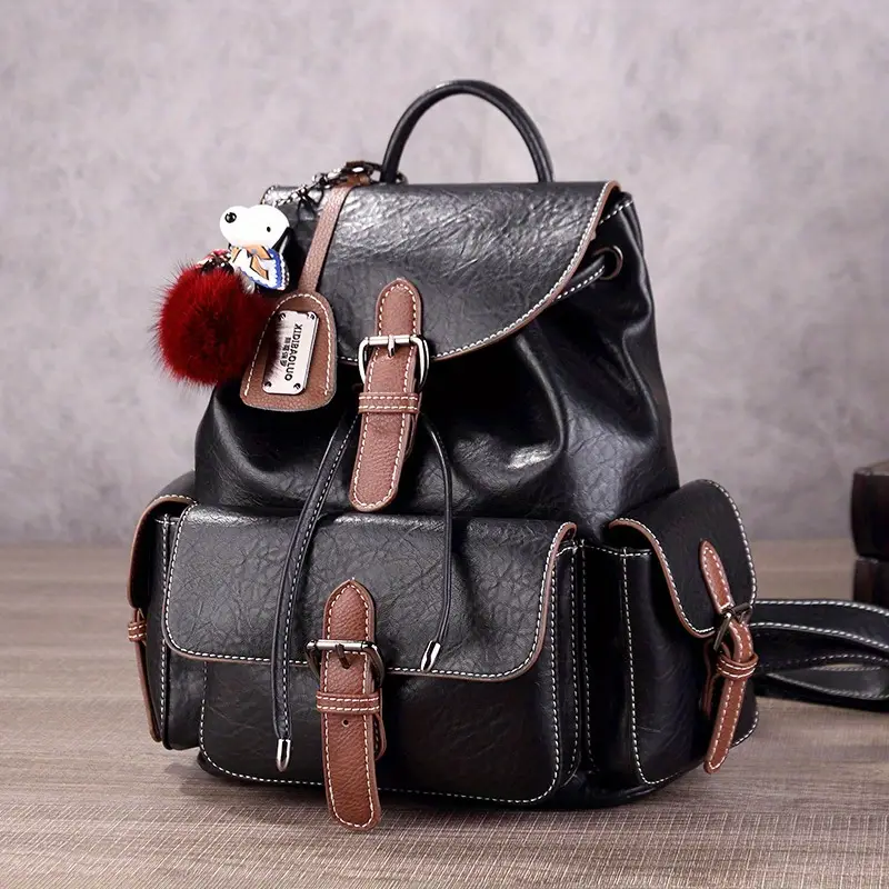 anti-theft leather backpack women vintage shoulder bag ladies GAEKEAO Purse for PU Backpack Convertible Large Travel Designer Fashion : Clothing, Shoes & Jewelry leather goods dont directly in the water to clean Anti-theft Soft Leather Backpack Women