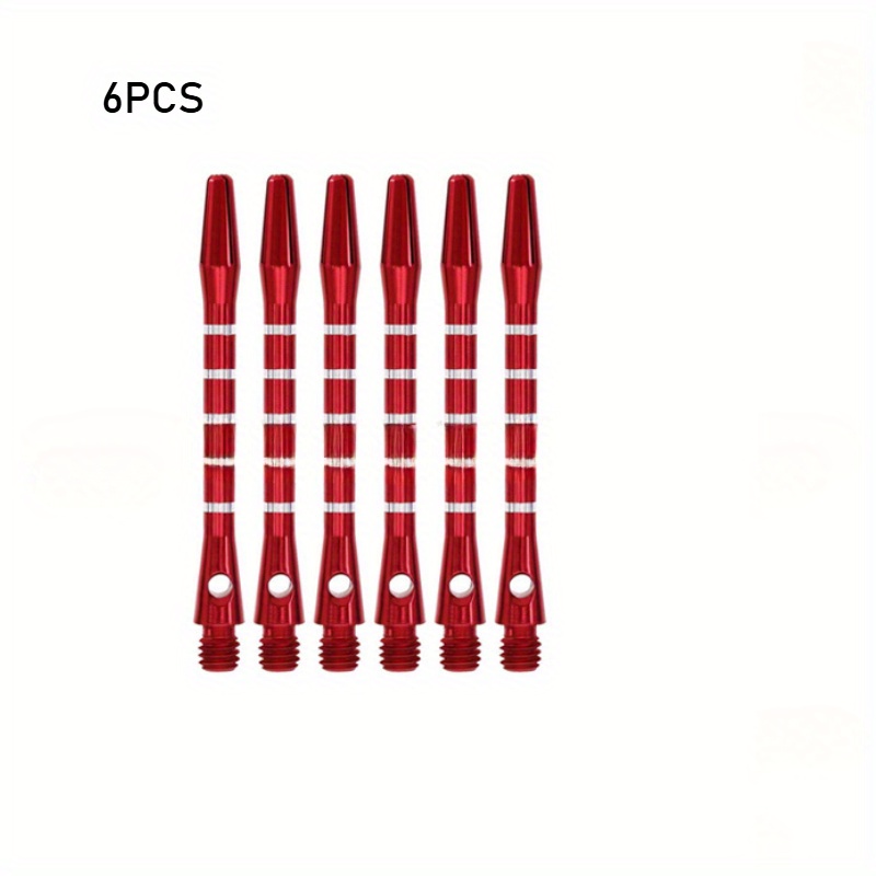 6pcs Multi-Color Options 2BA Aluminum Dart Shafts