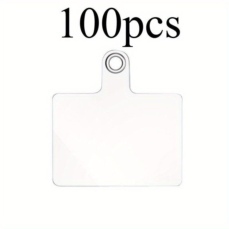 TEMU 100 Durable Universal Anti-theft Phone Hook Cards With Lanyards For Secure Phone Use