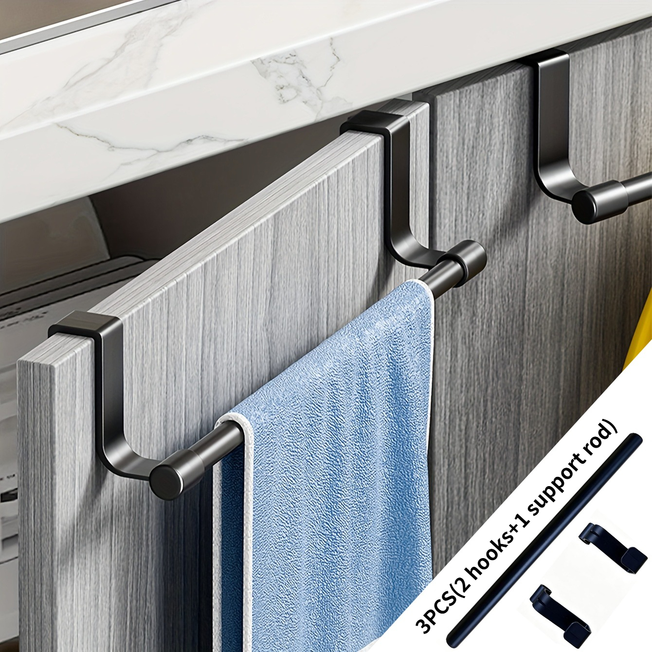TEMU Portaasciugamani da appendere a muro per da cucina | ultra salvaspazio, porta strofinacci universale per casa e bagno, e ispessito puro senza