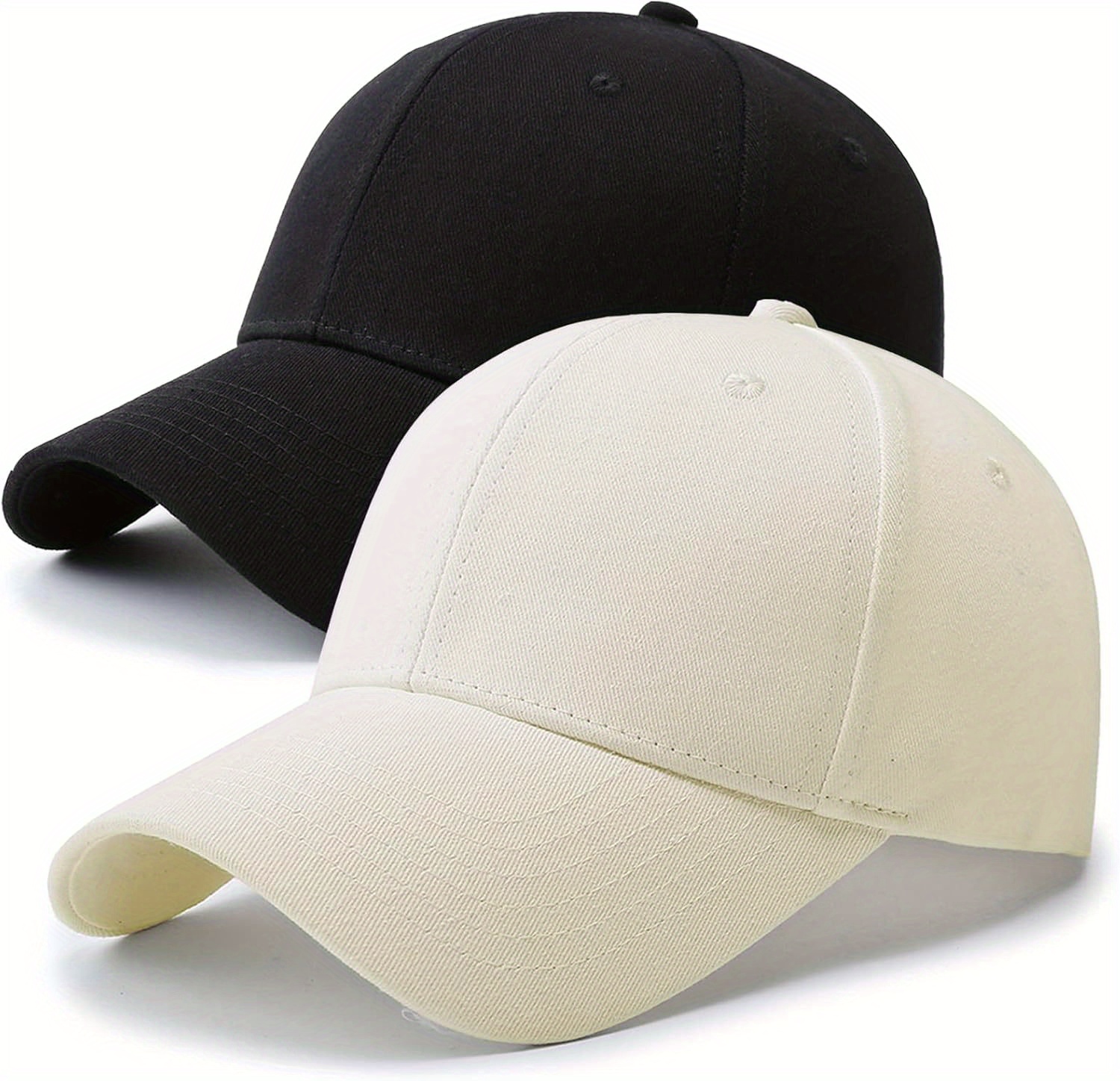 Set of 2 Baseball Caps Suitable for Golf, Perfect for Dads, Unisex, Ideal for Couples As Gifts. A Top Pick, Featuring a Printed Design, These Caps Are Washable And Great for Outdoor Activities. They Offer a Casual Look And Can Be Easily Matched with