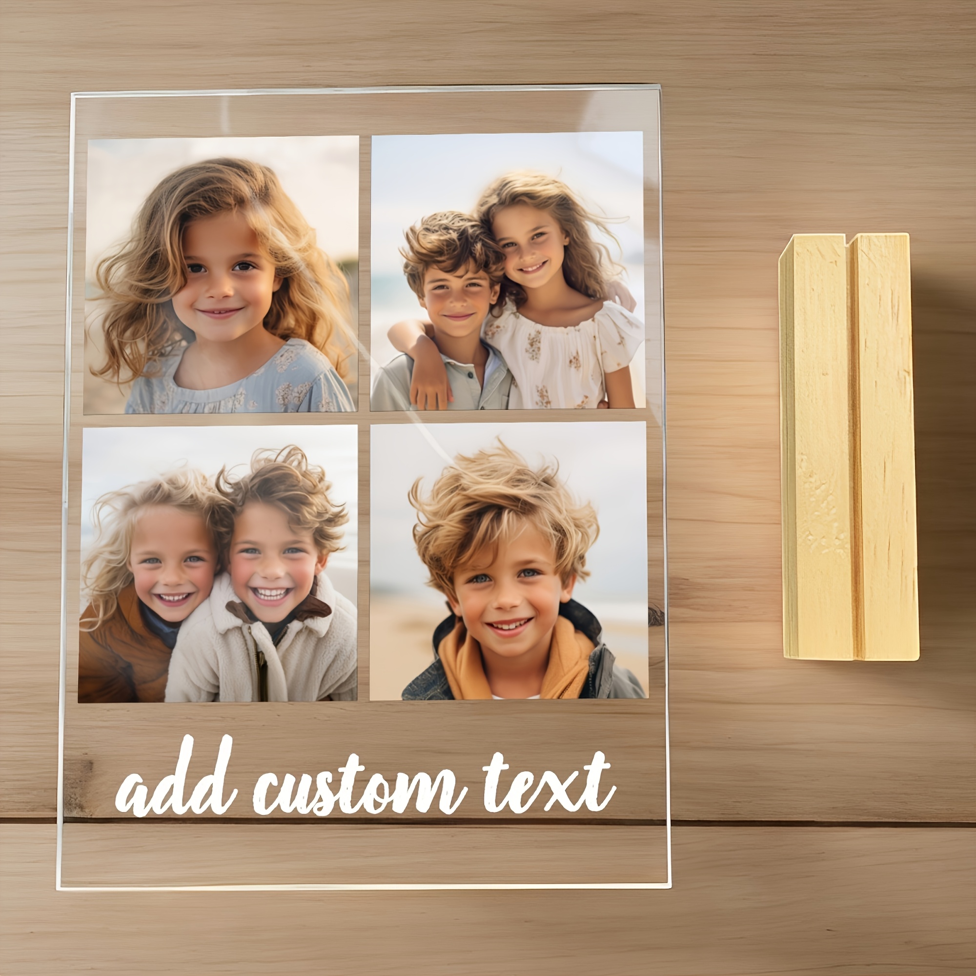 TEMU 2d Flat - [2d Flat] 1pc 2d Flat, 1pc 2d Plane Acrylic Nameplate | Suitable For Horizontal And Vertical Placement | No Power Required | Home Sofa