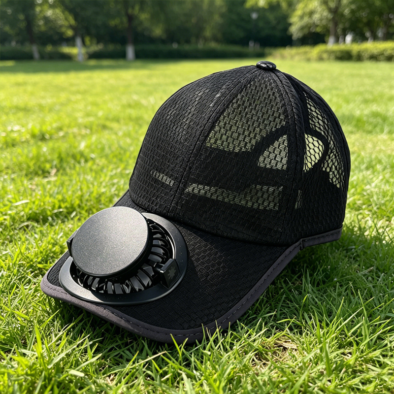 (women's Hat) 1pc Women's Sun Hat, Usb Rechargeable, 3 Wind , Adjustable Sun Hat, Unisex, Extended Brim And Cooling Fan, Suitable For Summer Travel, Camping, Cycling And Other Occasions