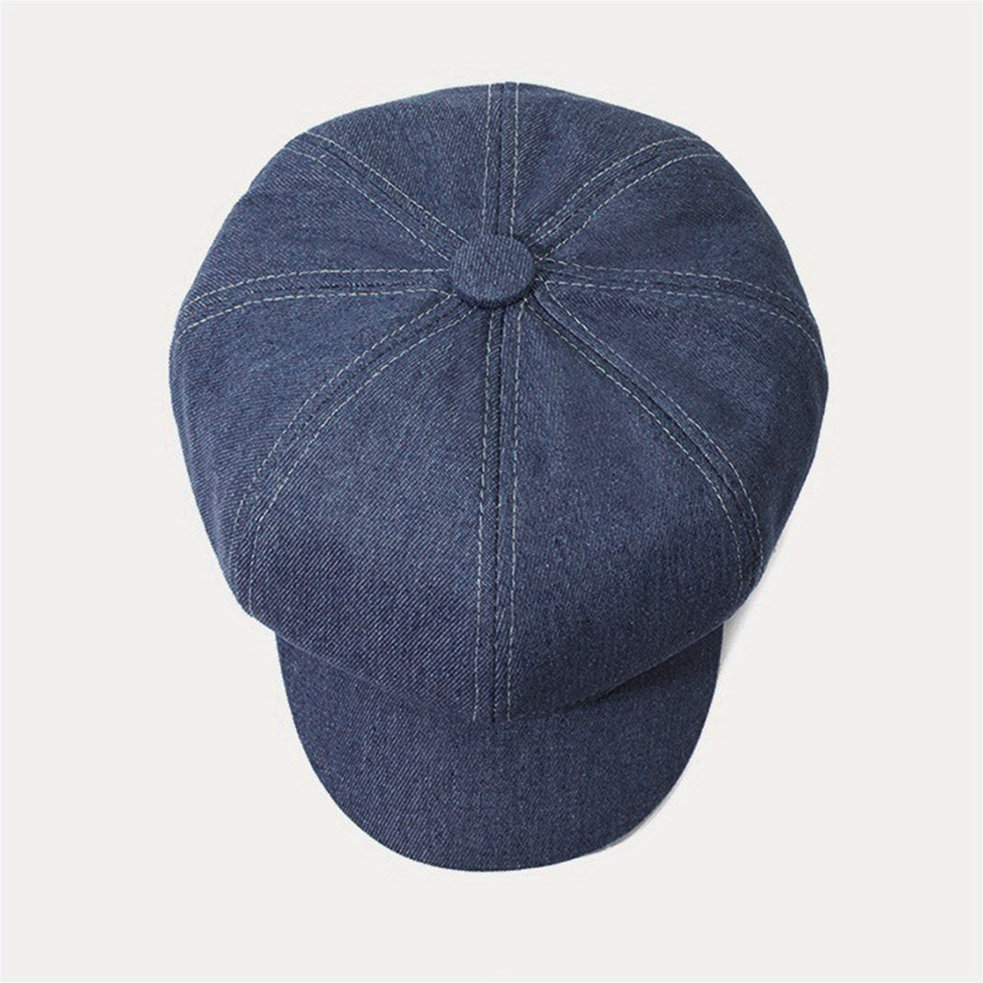 womens denim newsboy beret cap visor cap elegant paperboy - Temu
