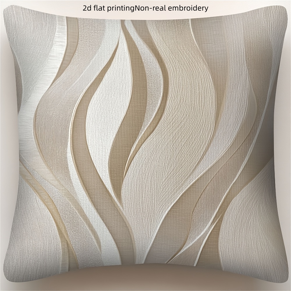 TEMU Taie d'oreiller 2D Plate - 2D 1pc de luxe léger, texture , multi-tailles en option, impression 2D plate avec procédé d'impression simple face,