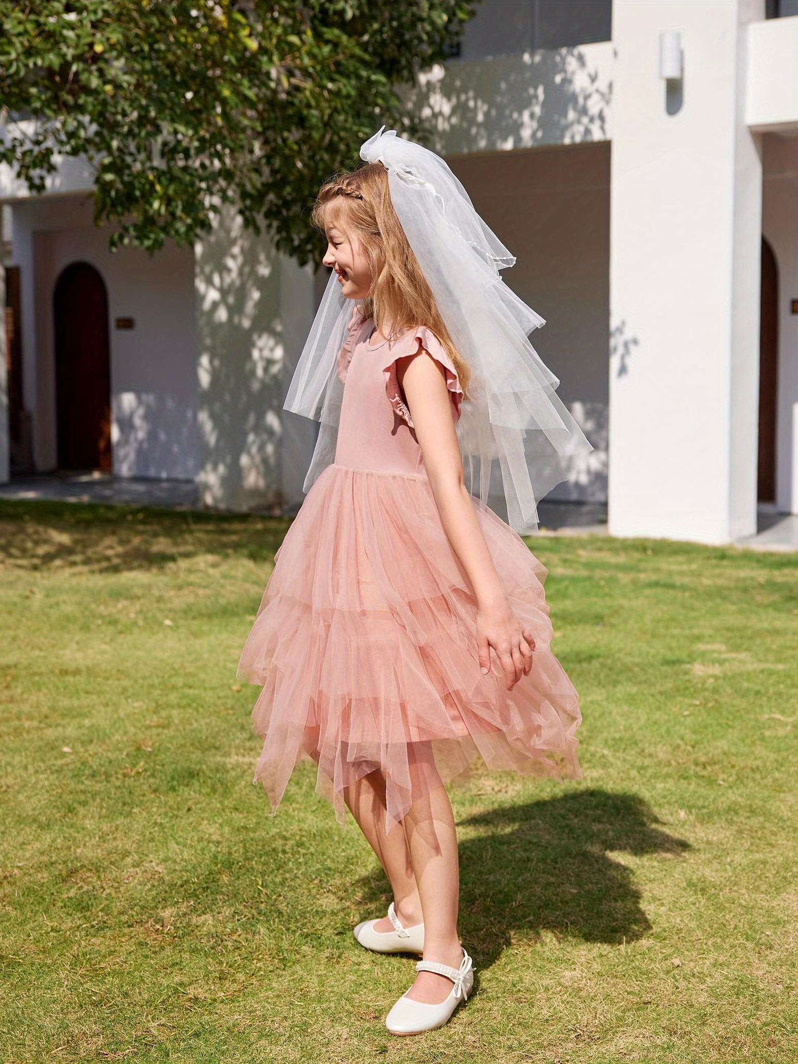 toddler tutu dress little girls irregular tulle princess - Temu
