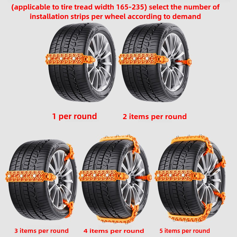 10pcs heavy duty all terrain winter tire chains with heavy   traction fit for suvs trucks     remove snow tire compatible with 4wd awd vehicles Product details 2