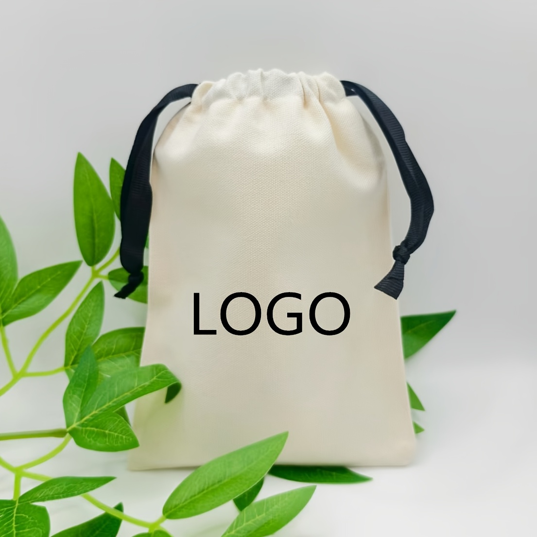 TEMU Gift For Her/him 50 Personalized Custom Logo Drawstring Pouches, Printable Jewelry Bags, Jewelry Gift Bags, Drawstring Pouch Gift Bags. Logo