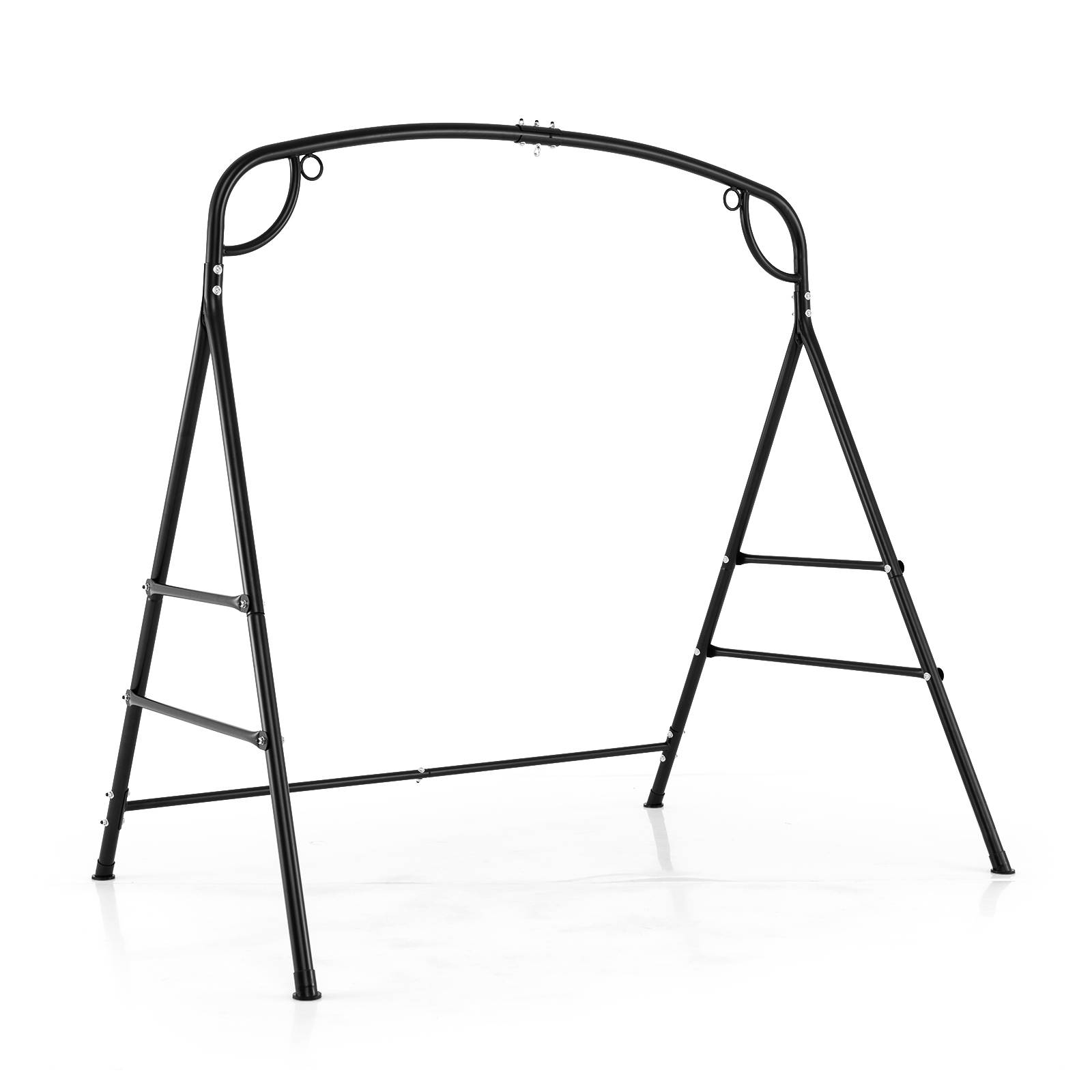 TEMU Lifezeal Swing Frame Heavy-duty Hammock Metal Stand W/ Double Side Bars & 2-ring Design (no Swing Seat)