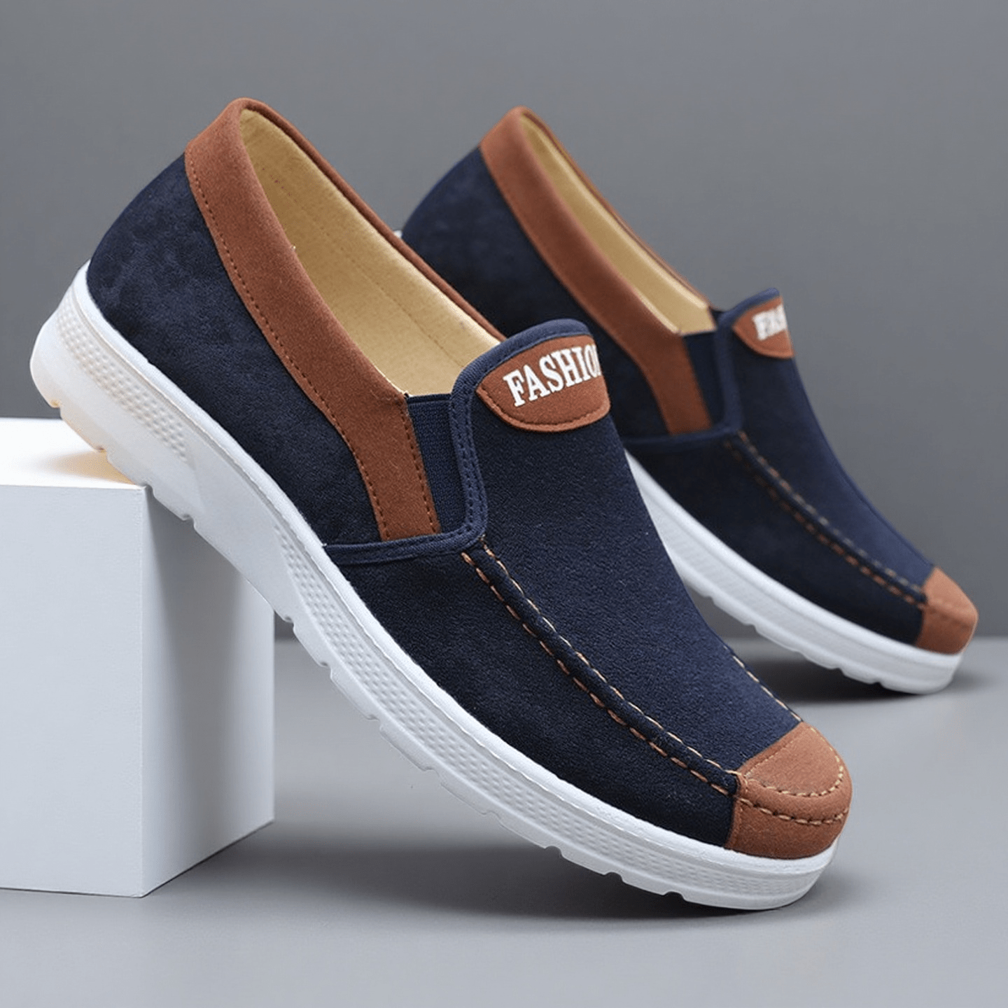 Sneakers, Men's Slip-on Trail Running Shoes, Skate Shoes. Men's Footwear for Outdoor Fitness