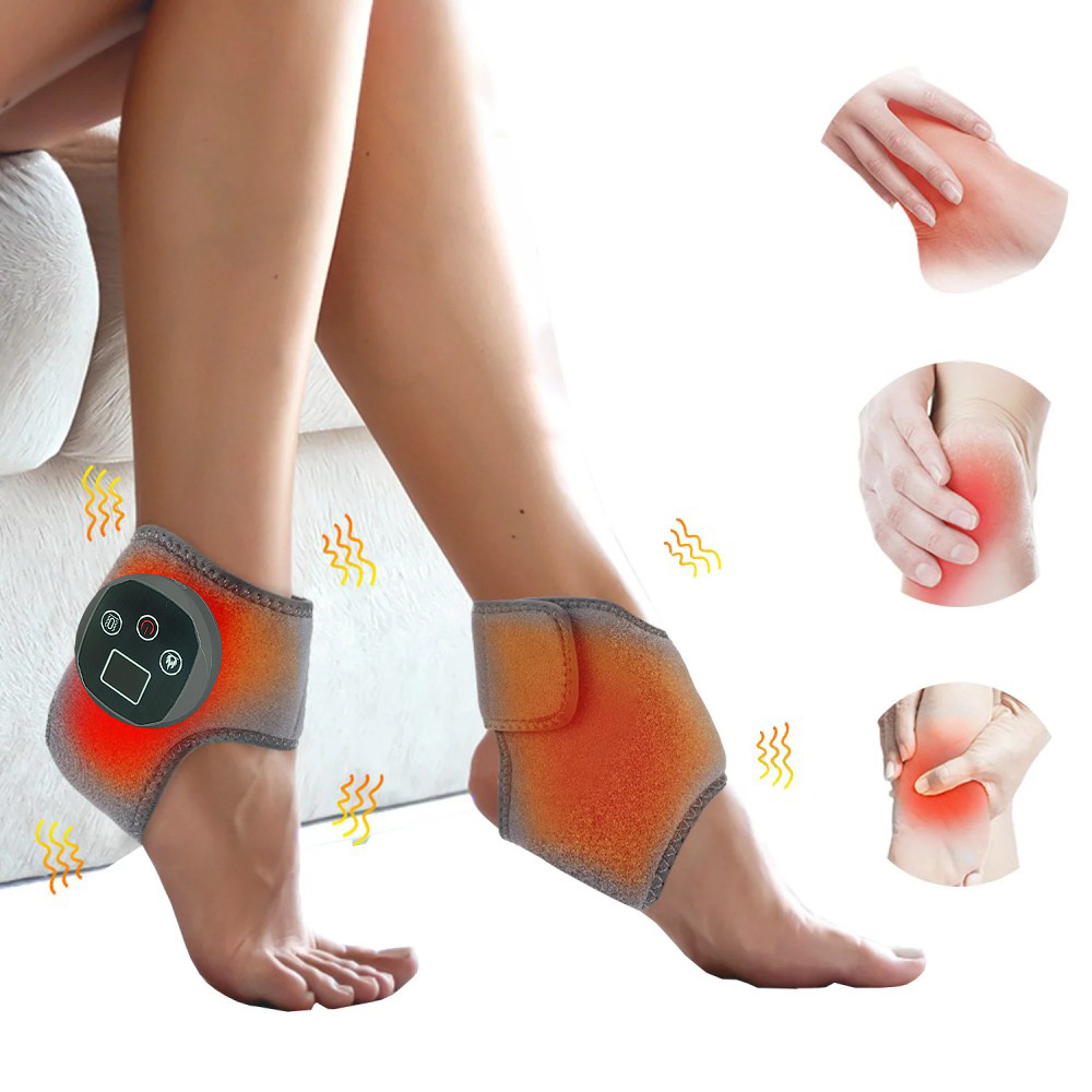 an ankle heating massager featuring 3 vibration   4 heating settings usb charging support   massage functionality and a portable design Product details 2