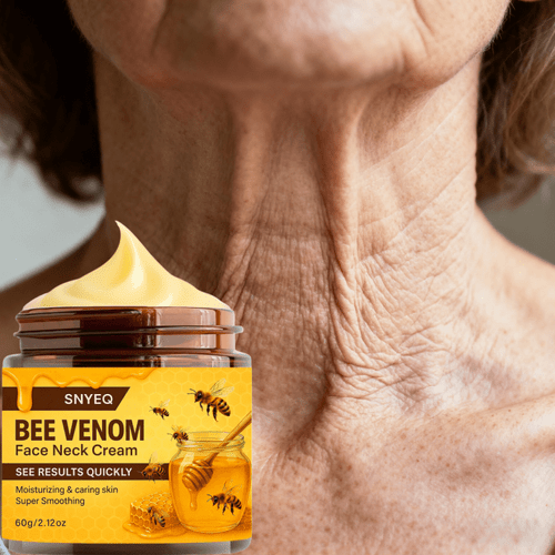 60g bee instant firming neck cream rich in collagen and hyaluronic acid can lift the neck 2 minutes etc suitable for types suitable for day and night use and absorbed