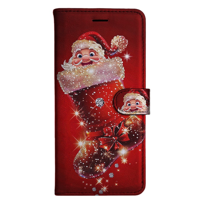 TEMU Phone Case: Santa Claus Flip Wallet Case Sutible For M10 A10s A20s A30s A50s A51 A71 A31 A42 A12 A32 A52s A72 A22 A13 A04s A53 A33 A14 A34 A54
