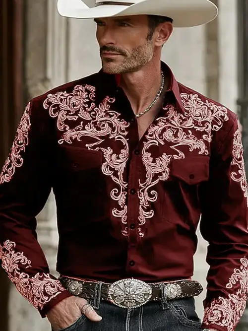 burgundy dress shirt men sold on Temu United States burgundy dress shirt men sold on Temu United States