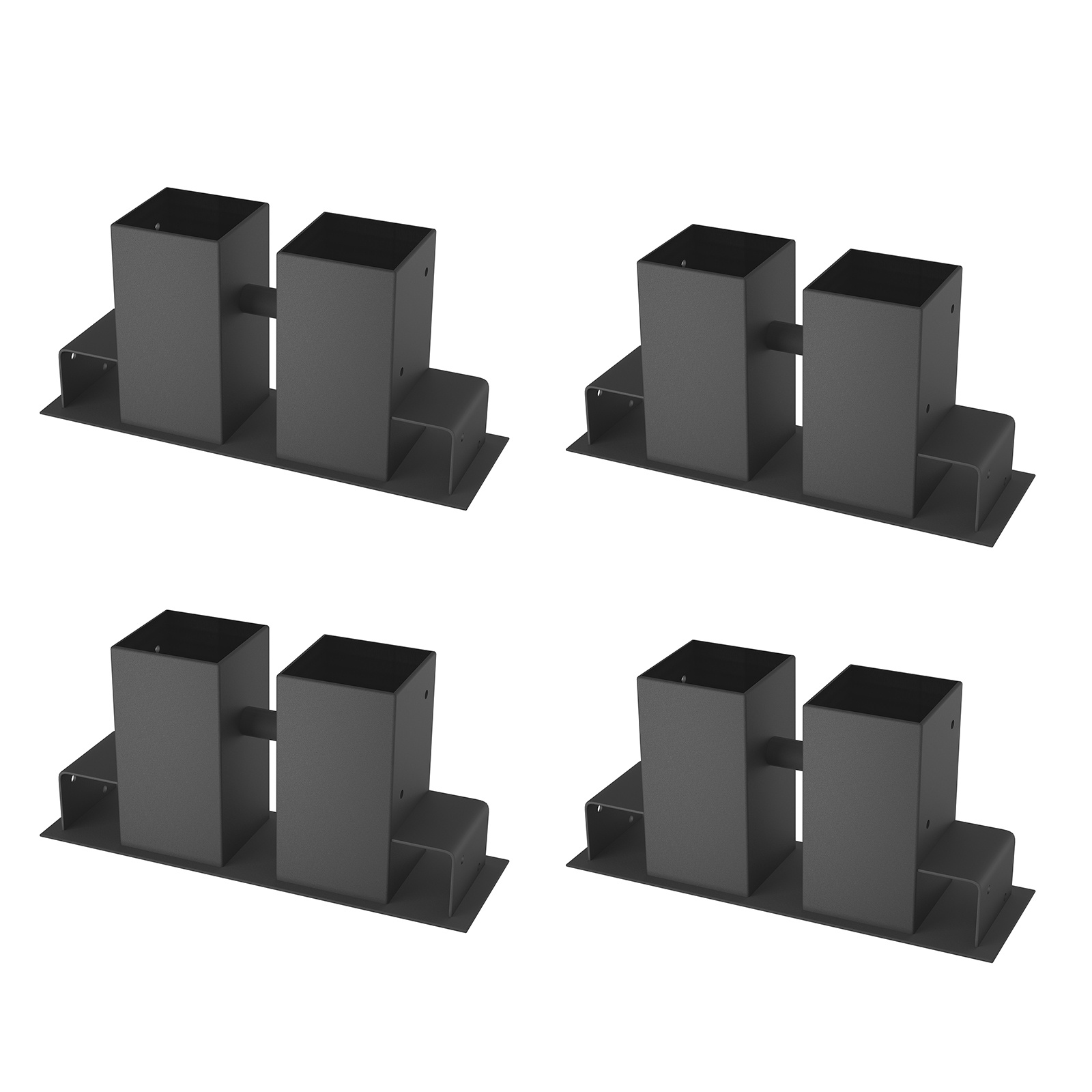 Image of Firewood Stacking Aid Outdoor Firewood Rack Firewood Stacking Rack Fireplace Firewood Rack Fireplace Firewood Stacking Aid Suitable For Indoor And Outdoor Use (4pcs)