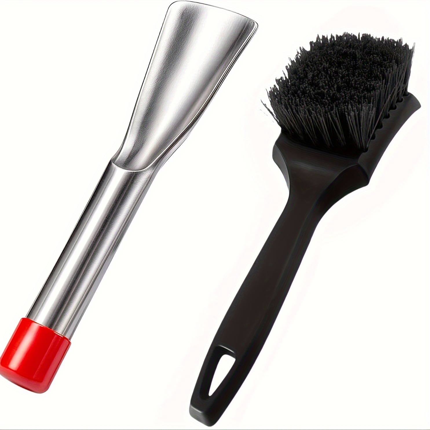 TEMU 2pcs Lawn Mower Deck Cleaning Brush Set, Lawn Mower Accessories, Lawn Mower Cleaning Tools, Lawn Mower , Lawn Mower Deck, Lawn Mower For The