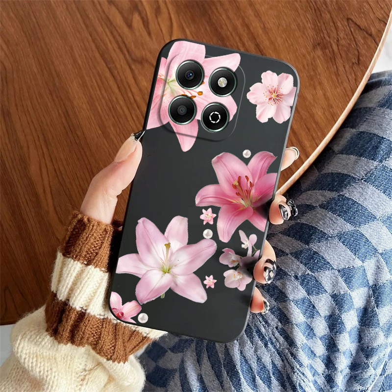 TEMU Phone Case: Flower Cover Phone Case Is Compatible X6b With A Shockproof Matte Back. Without Losing Personality, Unique Visual Effect