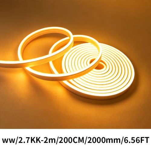 warm white ambient neon led strip control flexible usb light ip 67 waterproof neon lamp self and cuttable bedroom living room stage cabinet kitchen and diy lighting decor
