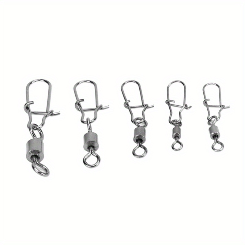50 Anelli Divisi (split Rings) In Acciaio Inox Con Cuscinetti A Sfera - DS Custom Tackle