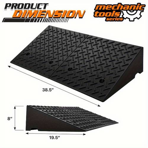 rubber heavy duty loading driveway ramp ramp dock warehouse wheelchair motorcycles cars