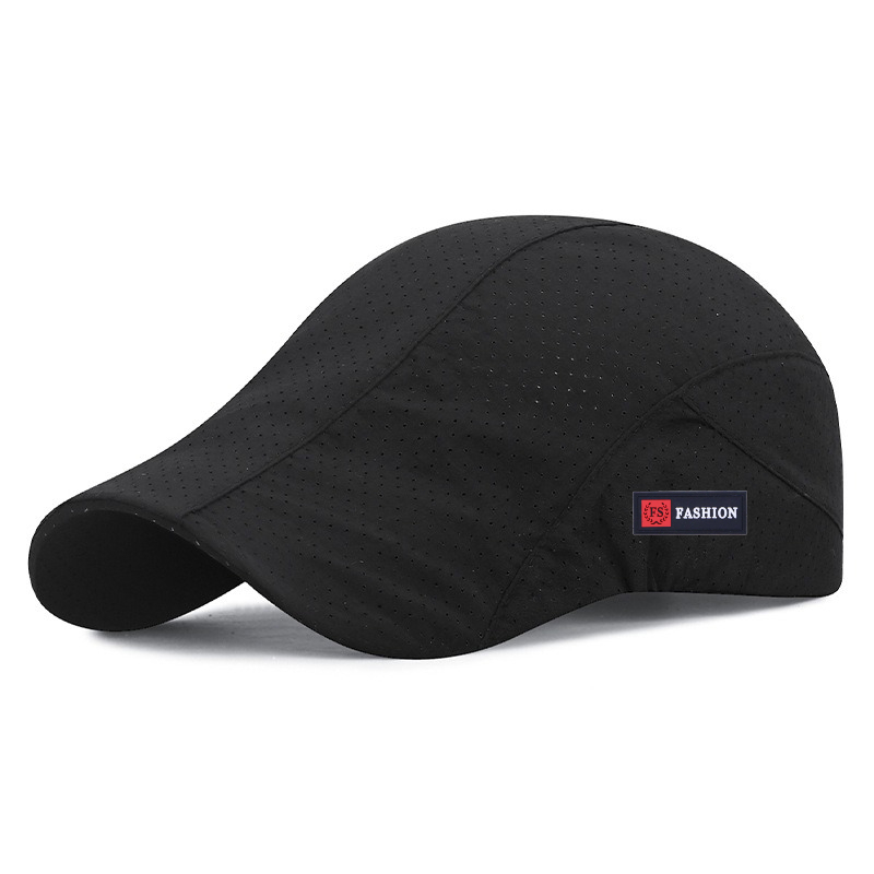 TEMU 1pc, /summer Lightweight Punching Breathable Quick-drying Baseball Cap, Unisex Outdoor Sunshade Solid Color Cap