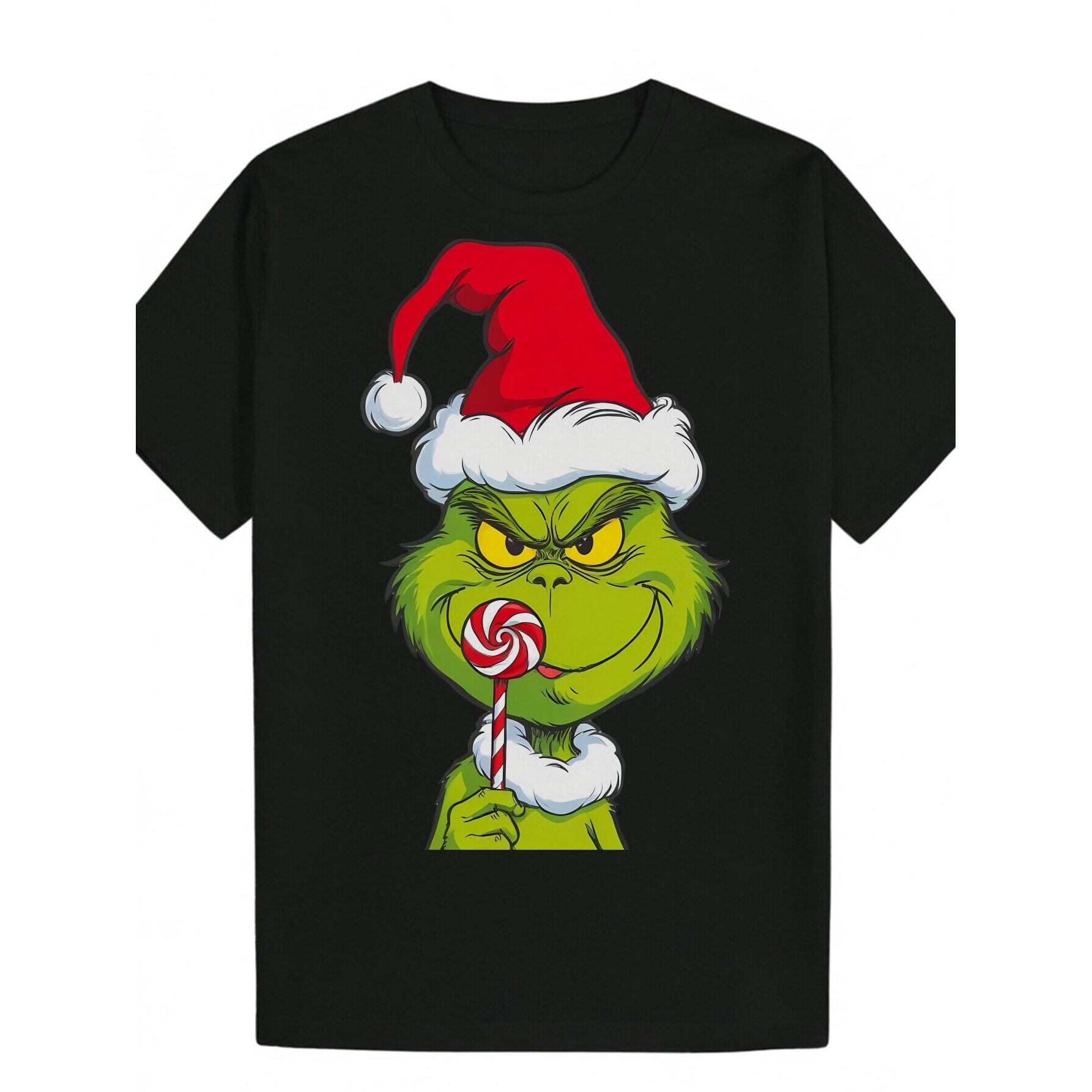 

1pc Christmas T- - , Graphic , Sleeve, Slight , Regular Fit Top For Men - Adult Tee