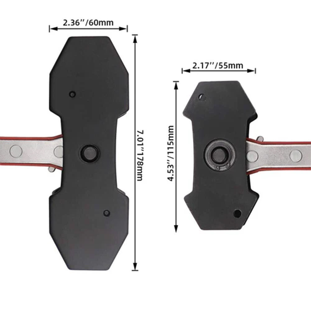 TEMU Caliper Piston Compressor Tool With 360° Rotating Ratchet Brake Caliper Press Tool Caliper Pad Portable Install Tool Brake Pad Spreader For