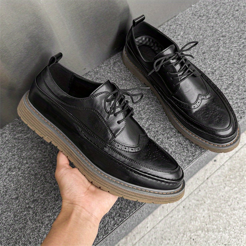 Men\'s Dress Shoes Oxfords - Cushioned EVA Midsole Formal Business Amazon.com | Men main image 4