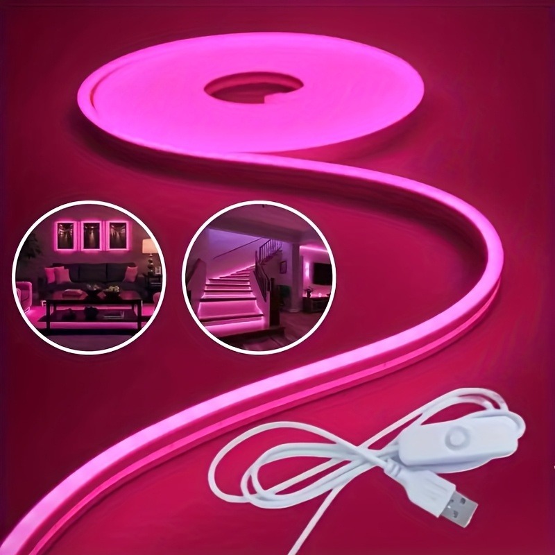 led strip lights with dimmer sold on Temu United States