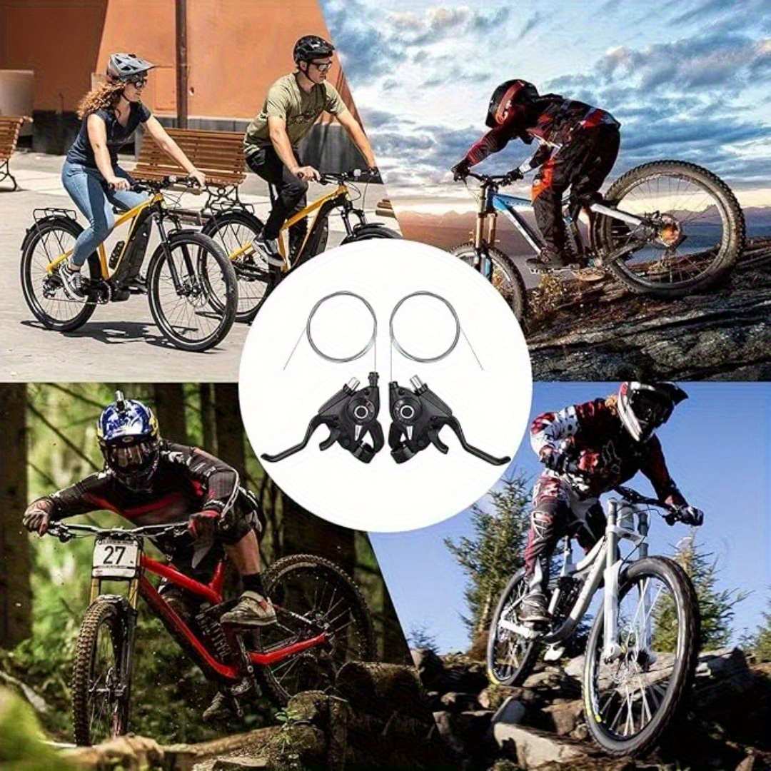 Juego de Cambios para Bicicleta Montaña 21/24 Velocidades con Indicador de  Marchas Manillar */Cambio Palanca Ergonómica