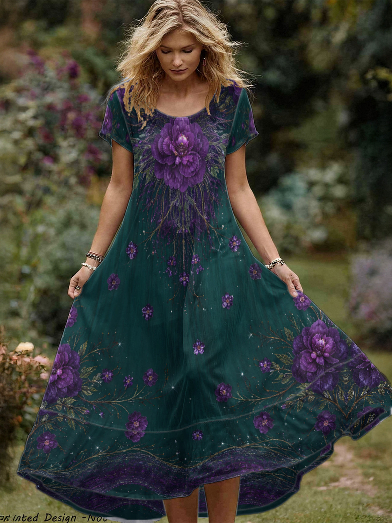 purple with green dress Prettiest Spring 1984 Yves Saint Laurent Runway Strapless Purple & Gre –  Shrimpton Couture main image 0