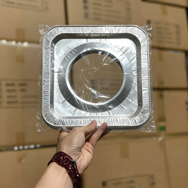 TEMU Lot de 40 cache-brûleurs jetables résistants à la chaleur pour cuisinière à gaz avec doublure en papier d'aluminium - Caches de épais pour