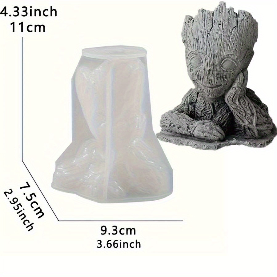 Smiling Silicone Mold For Diy Resin, Candles & Plaster Crafts - Unique Irregular Shape