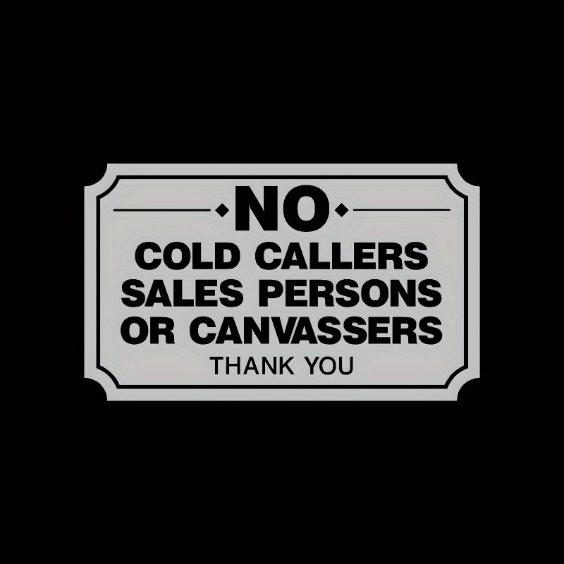 no telemarketers salesmen or   solicitors mailbox sticker