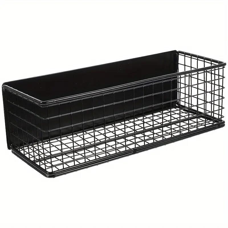 1pc Large Magnetic Side Storage Rack, Suitable For Fridges, Microwaves And Washing Machines; Kitchen Storage Rack; No Drilling Required; Space