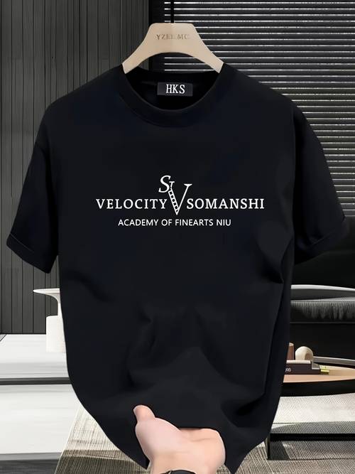 plus size t shirt trendy brand print short sleeve t shirt mens summer new casual plus size loose all match top