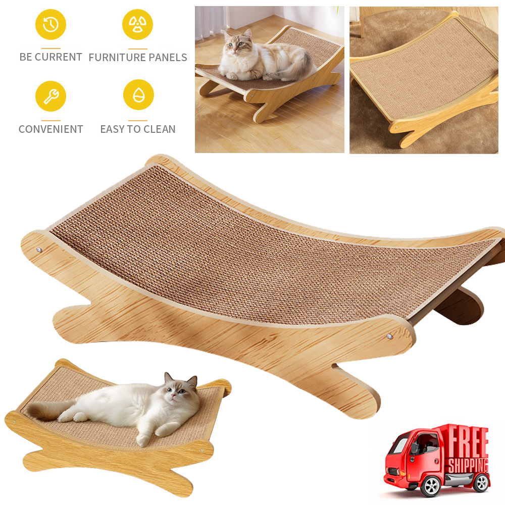 Cat House Scratch Board Scratch Mat Cat Scratch Board Board Cat Toys Accessories , Space- Design, Including Replacement Mat And Claw Care Accessories