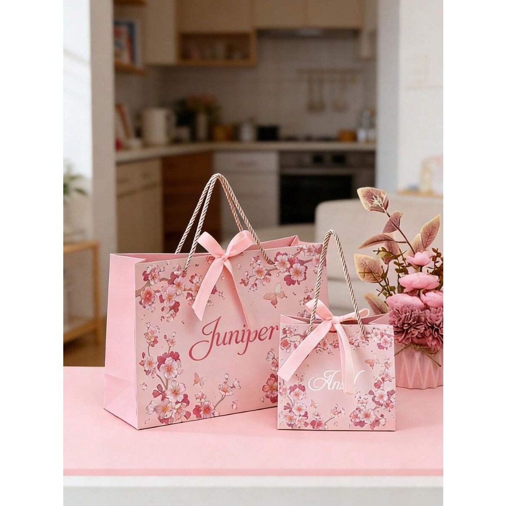 TEMU Cadeau pour elle/lui, personnalisé, sacs cadeaux personnalisés avec nom, sacs cadeaux d'anniversaire, sacs cadeaux de mariage, sacs cadeaux pour