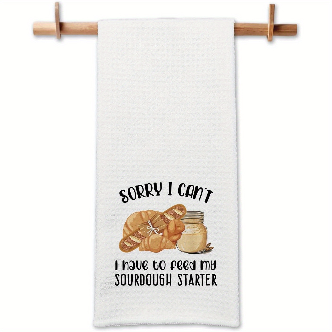 

Monogrammed Sourdough Towel, , Polyester Dish Cloth, Towel For & Enthusiasts, Decorative Pattern, 18x26