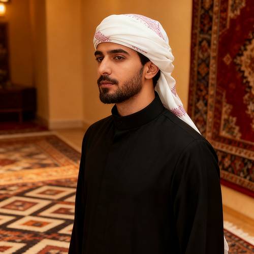 arabic mens large headscarf dubai saudi square scarf suitable for ramadan daily commuting prayer and festive essentials