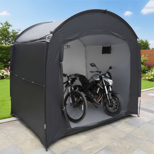 cobertizos para bicicletas y motocicletas, garajes, cobertizos de almacenamiento de herramientas para patio, toldos de almacenamiento resistentes a , disponibles en beige, verde o , con capacidad para 2-4 bicicletas o motocicletas
