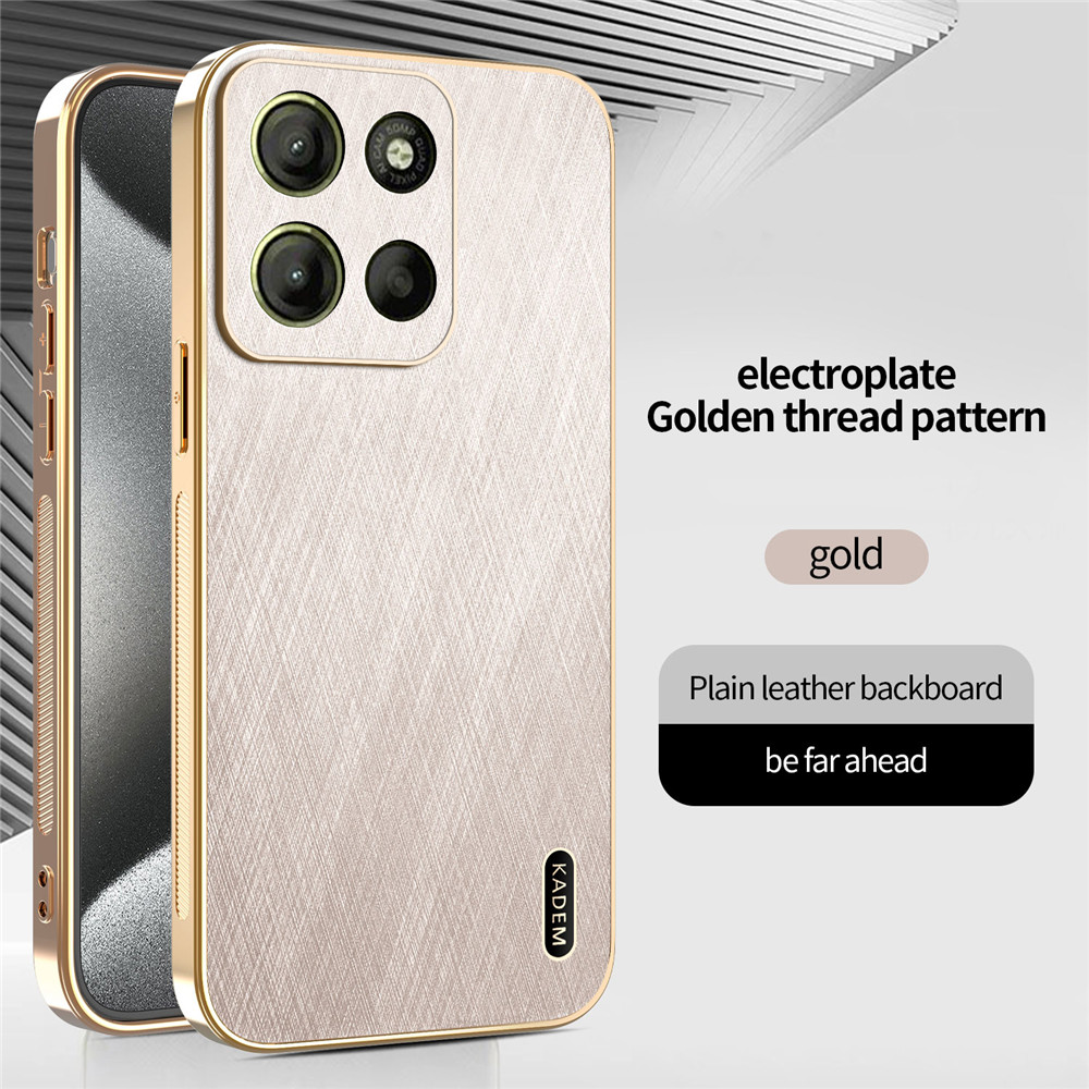 TEMU Phone Case - The Electroplated Case Is Suitable For The Moto Edge 70, Made Of Pc Material, Shockproof And Drop-resistant, Designed For Men And