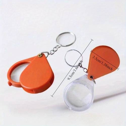 portable folding magnifying glass hd sized magnifier with large for reading jewelry outdoor low use compact lightweight no ideal for s