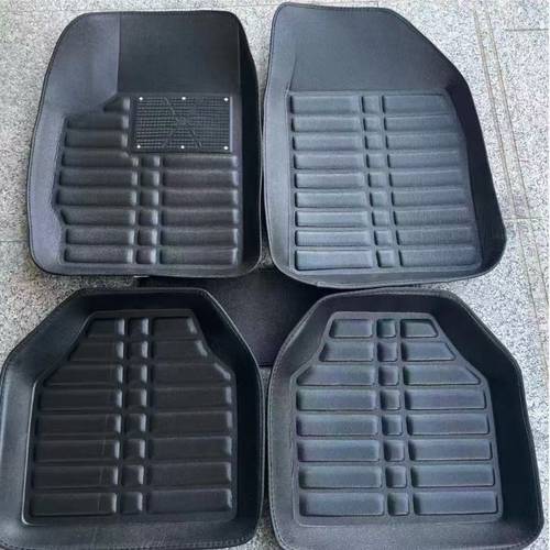 5pcs universal 3d full coverage car mats faux pu faux pu leather material multi color options with non slip surface and protection