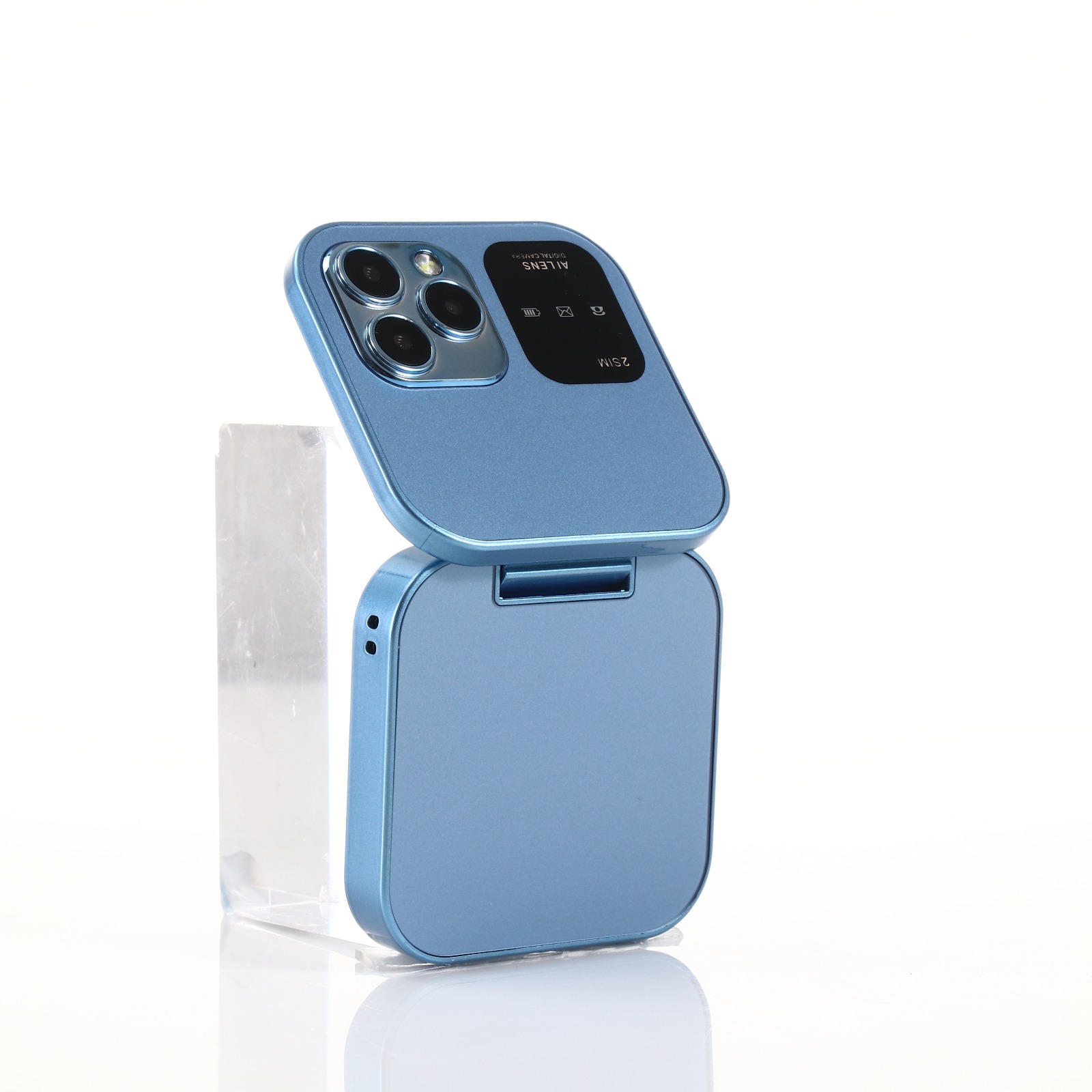   foldable phone mini phone long standby   dual standby supports multiple languages type c charging compact and portable fun and attractive backup phone small phone emergency use