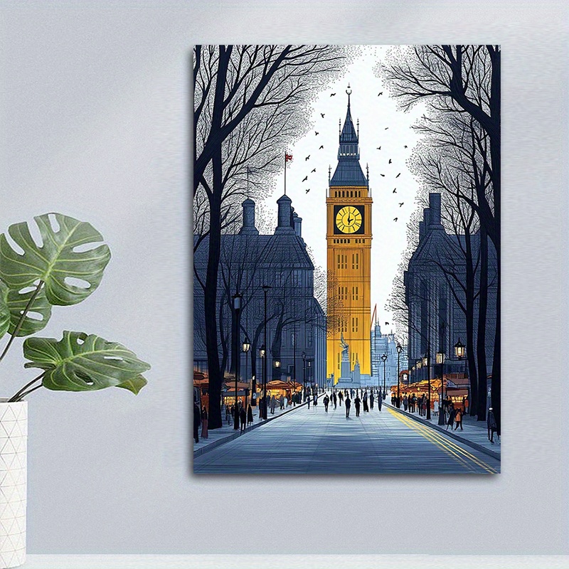 London Buildings Print Lucy Loveheart The Wonderful World Of