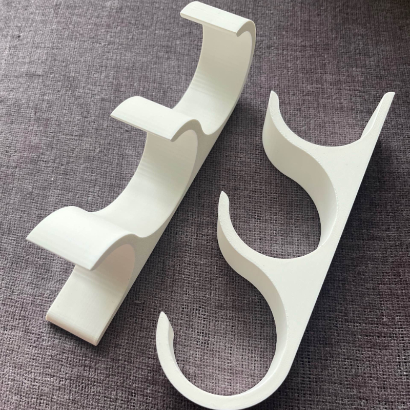 TEMU Une paire de porte-rouleaux de papier de cuisine muraux à 3 niveaux – un organisateur perçage pour papier sulfurisé, feuille d'aluminium et film